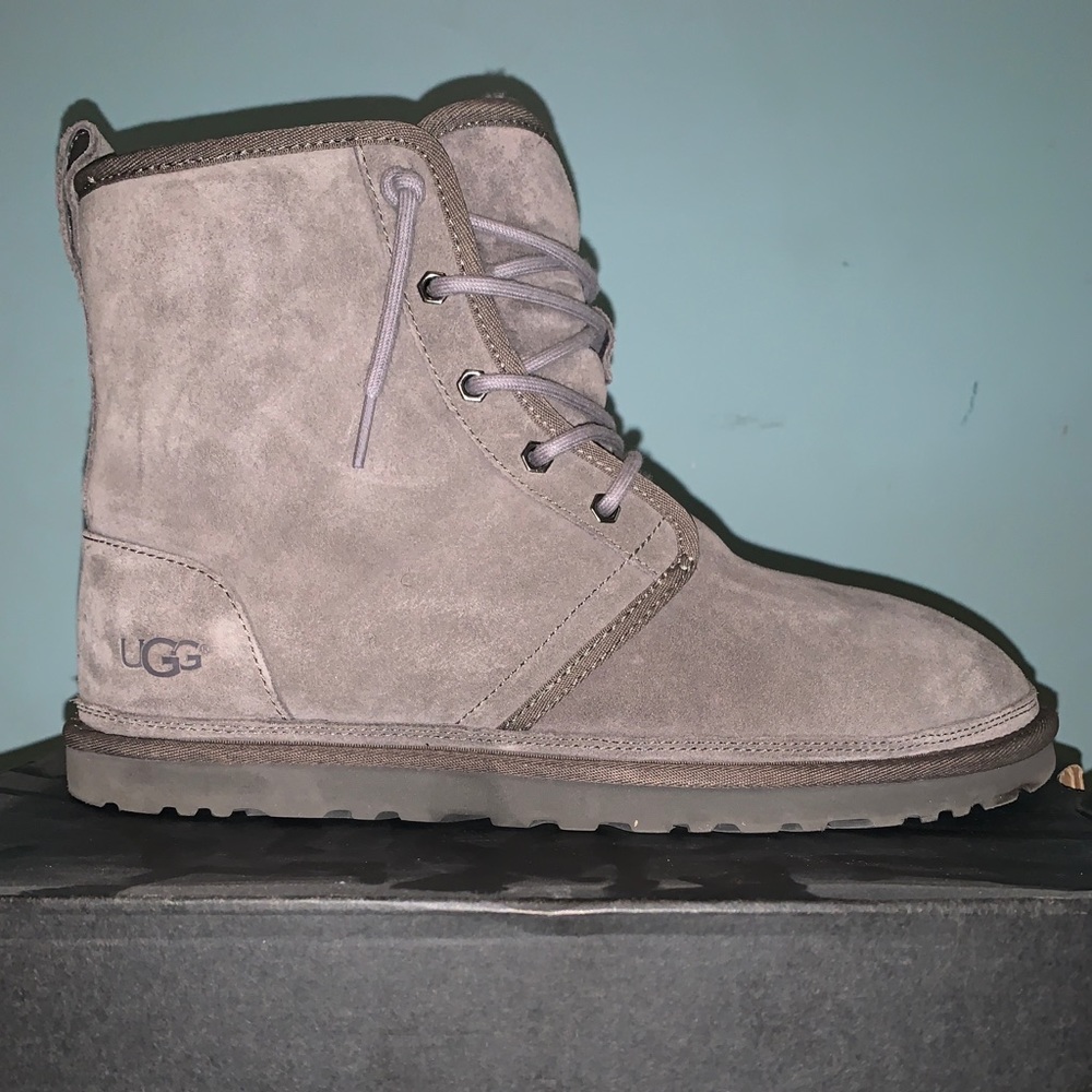 New Ugg mens Harkley boots charcoal grey size13